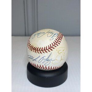 Baltimore Orioles Signed Baseball Mike Flanagan Al Bumbry Elrod Hendricks